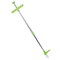 Weed Puller Twister Stand Up Root Removal Hand Tool 3 Claws Aluminum Grass Manual Remover 38.98In Long Handle With Foot